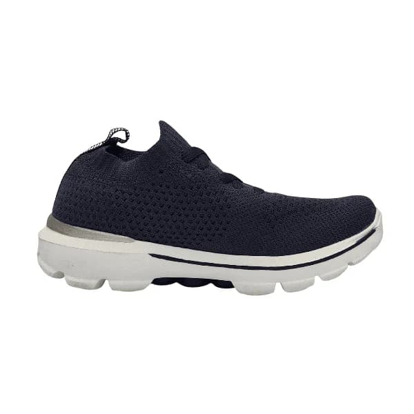 کفش کتونی زنانه اسکیچرز جورابی Skechers رنگ سرمه ای سفید کد 896 — تصویر ۲