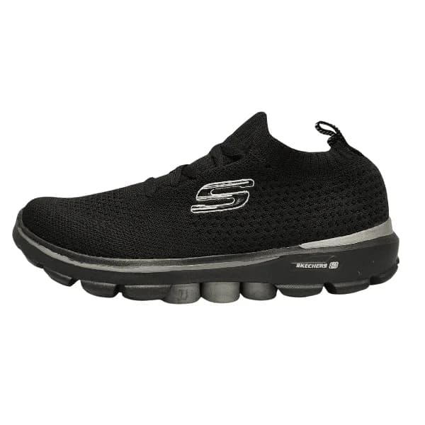 کفش کتونی زنانه اسکیچرز جورابی Skechers رنگ مشکی تمام کد 568