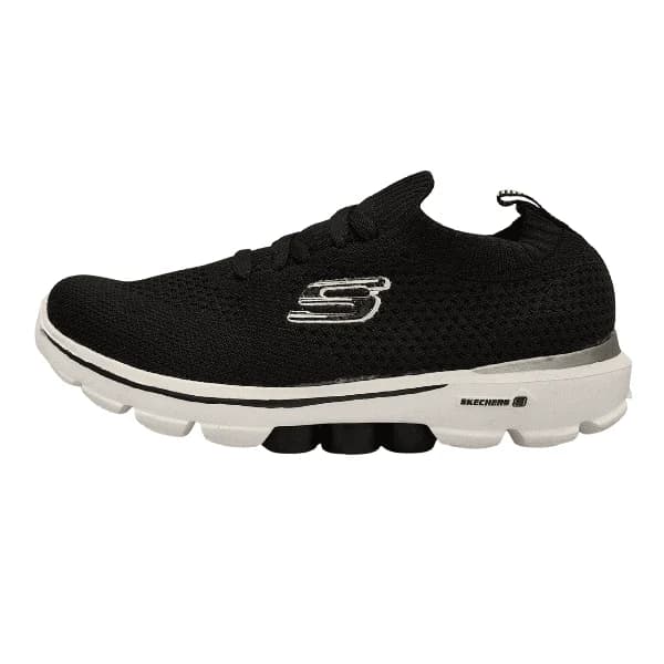 کفش کتونی زنانه اسکیچرز جورابی Skechers رنگ مشکی سفید کد 564