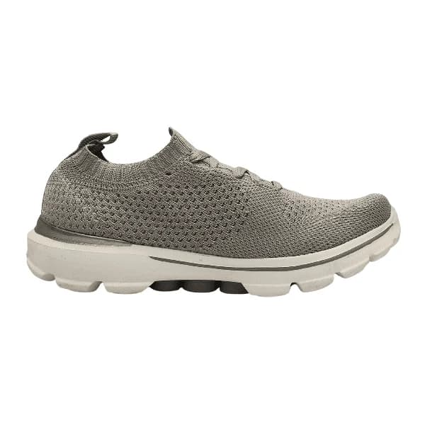 کفش کتونی زنانه اسکیچرز جورابی Skechers رنگ طوسی سفید کد 567 — تصویر ۳