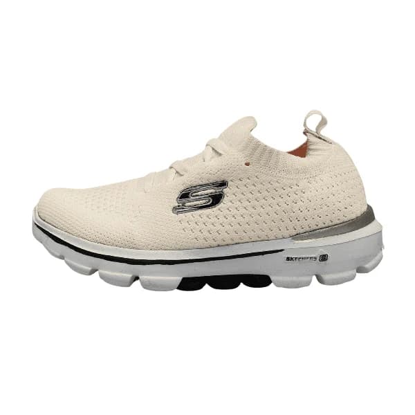 کفش کتونی زنانه اسکیچرز جورابی Skechers رنگ سفید کد 570