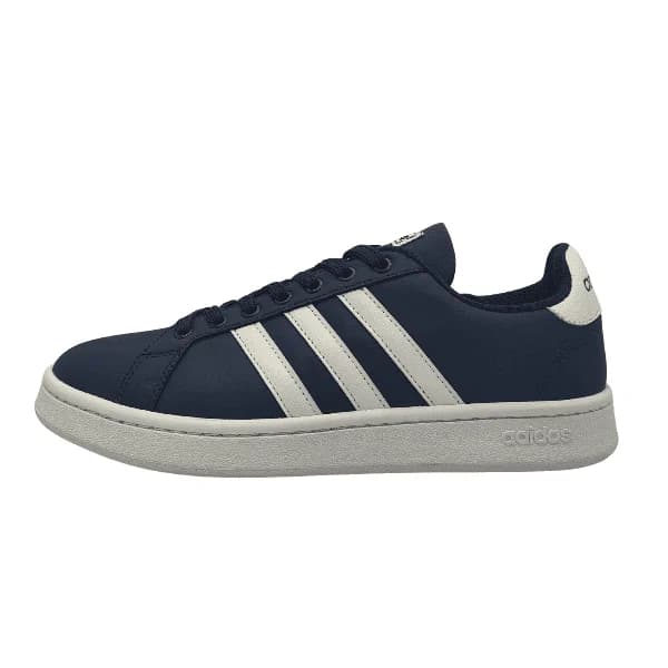 ونس مردانه ادیداس Adidas گرند کورت رنگ سرمه ای سفید کد511