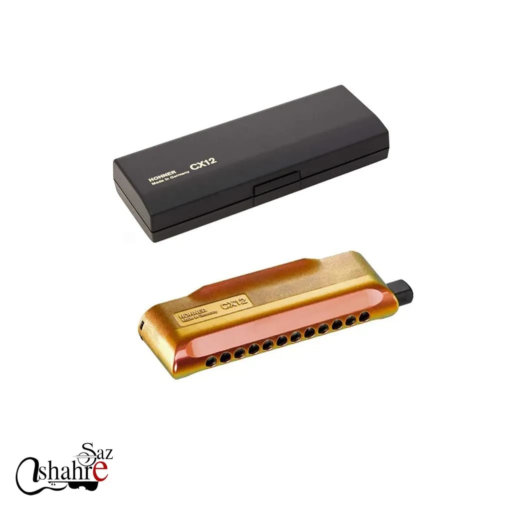 سازدهنی کروماتیک هوهنر M754601 CX12 JAZZ TO GOLD — تصویر ۳