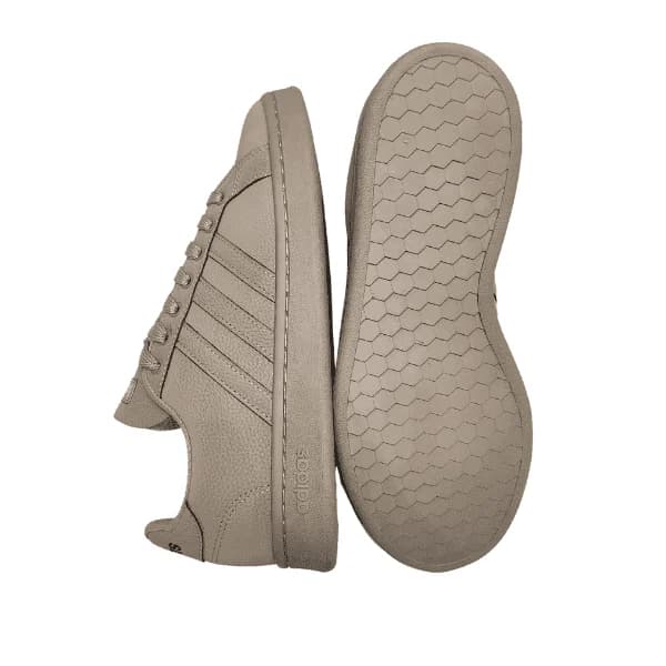 ونس مردانه ادیداس Adidas گرند کورت رنگ طوسی سفید کد2344 — تصویر ۳