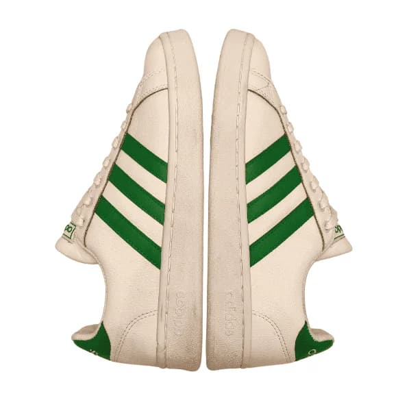 ونس مردانه ادیداس Adidas گرند کورت رنگ سفید سبز کد512 — تصویر ۲