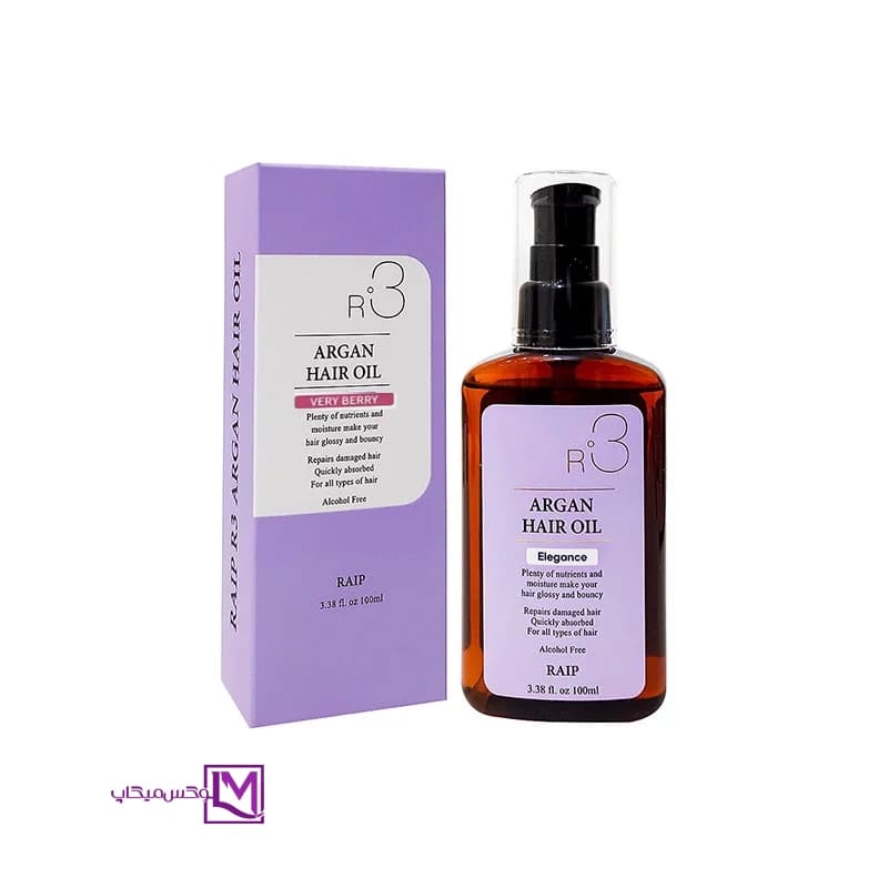 روغن مو ریپ آرگان R3 با رایحه Very Berry