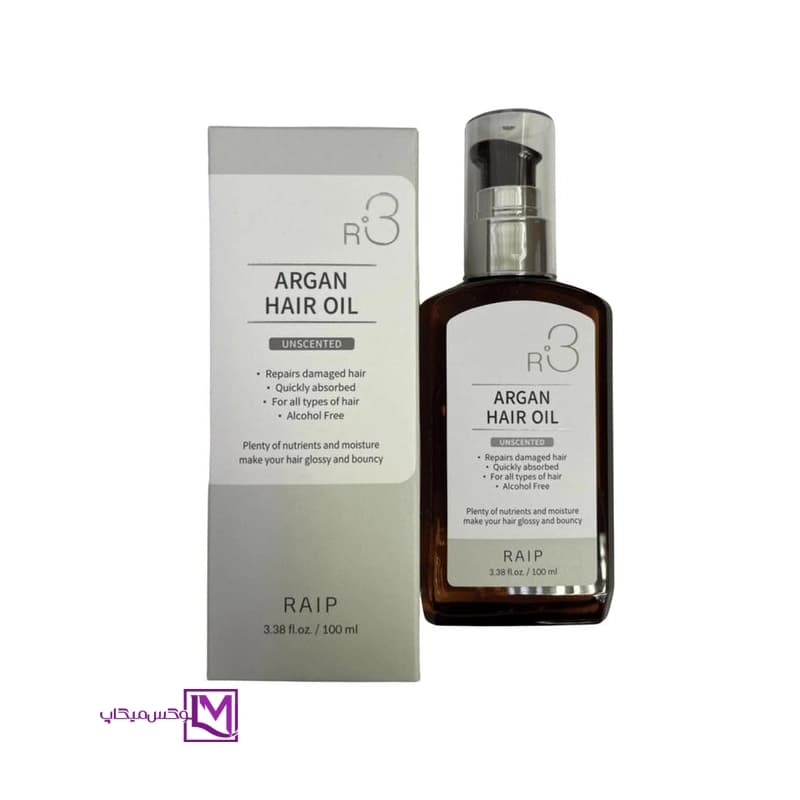روغن مو ریپ آرگان R3 بدون رایحه Unscented