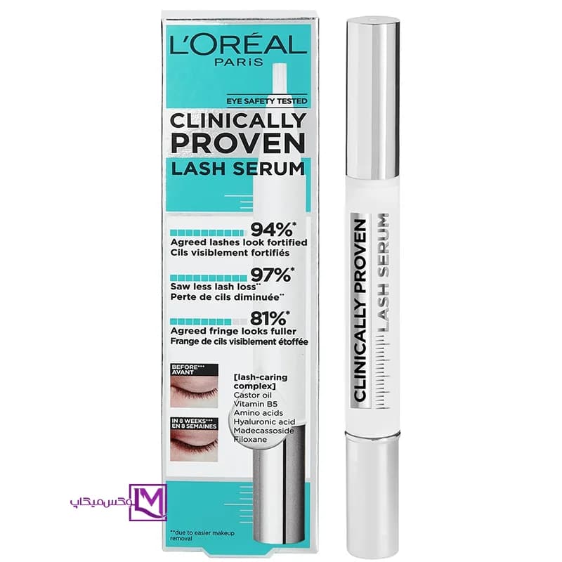 سرم تقویت کننده مژه لورال مدل L’oréal Paris Clinically Proven Eyelash Booster Serum
