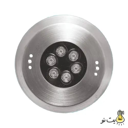 چراغ روکار استخری استیل RGB فول کالر 18 وات Ledman