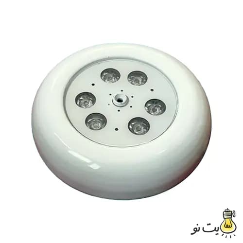 چراغ روکار استخری تک رنگ 6 وات EMAX