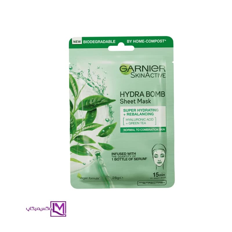 ماسک صورت چای سبز Hydra Bomb Hyaluronic Acid Green Tea Sheet Mask