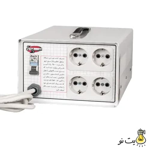 استابلایزر سارا 3500 ولت آمپر – ماشین لباسشویی و ظرفشویی — تصویر ۲