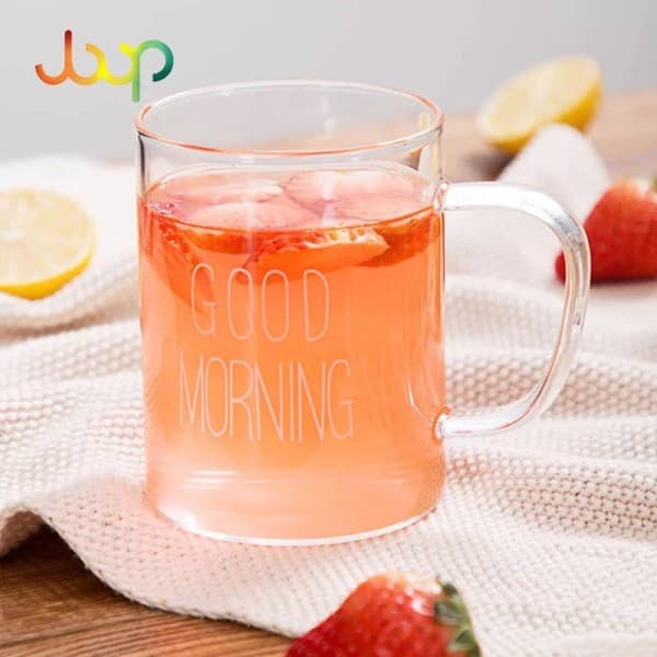 لیوان پیرکس GOODMORNING بلند — تصویر ۴