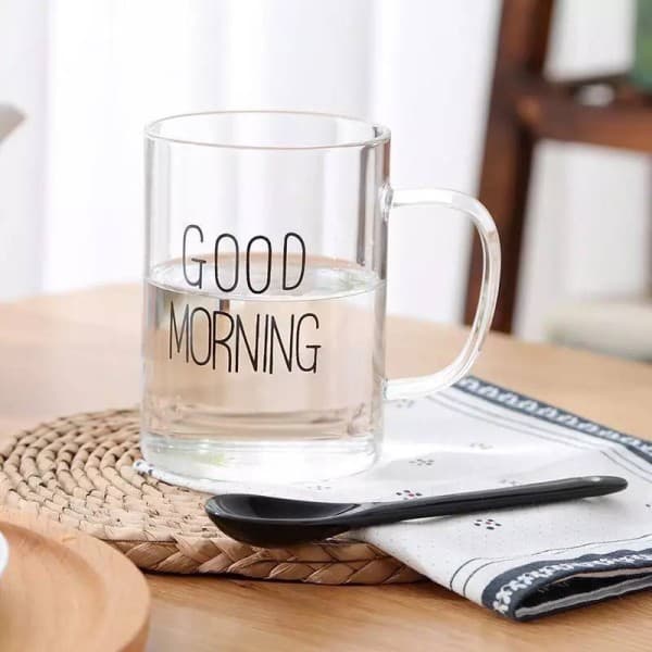 لیوان پیرکس GOODMORNING بلند