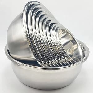 لگن استیل 11 پارچه یونیک گرد