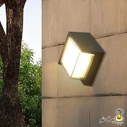 چراغ دیواری دکوراتیو مربع — تصویر ۵