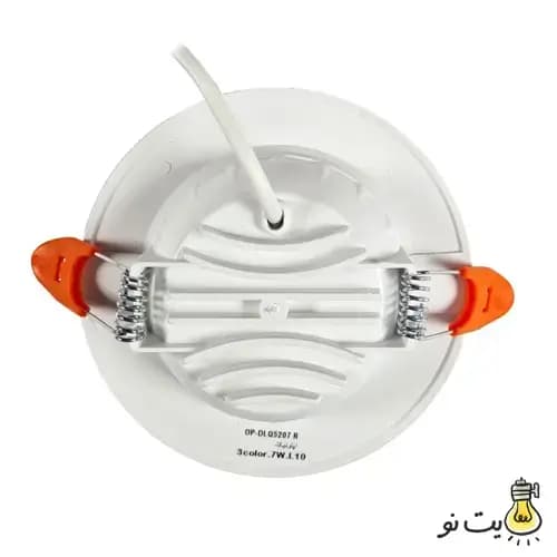 چراغ پنلی SMD توکار 7 وات اپتونیکا — تصویر ۲