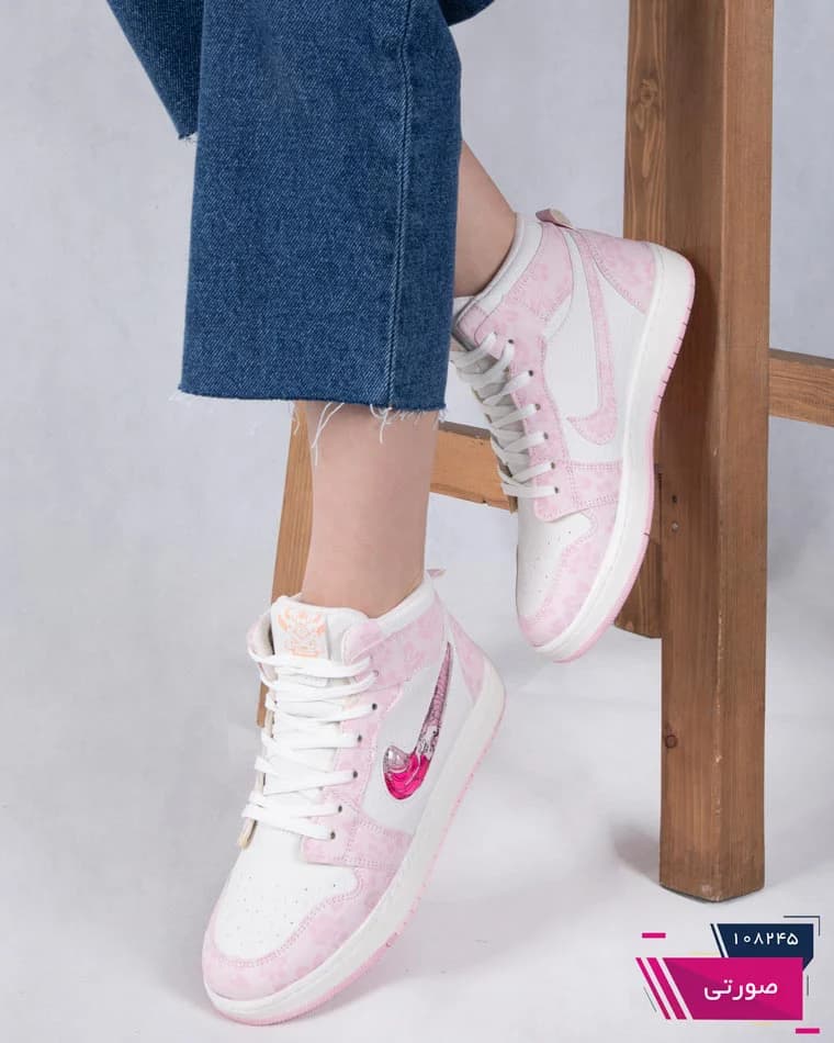 کتونی دراگون زنانه طرح گل NIKE — تصویر ۷