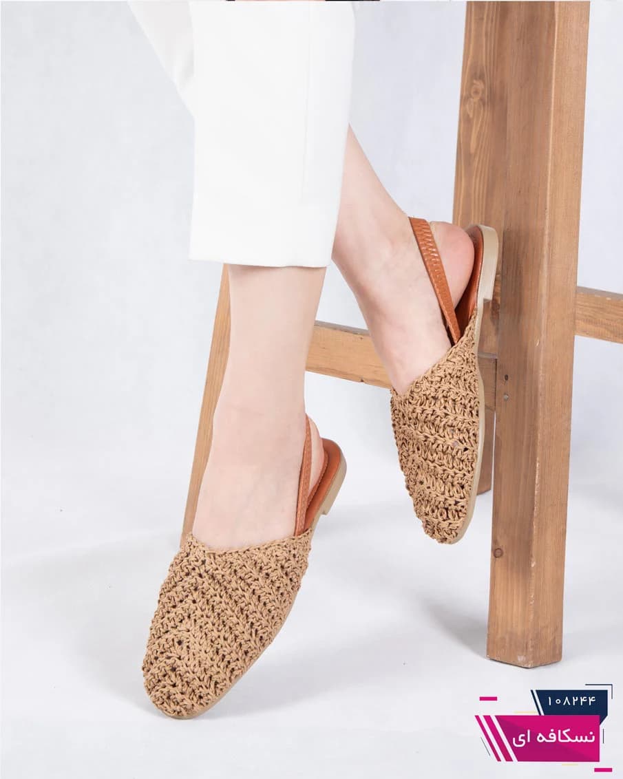 صندل حصیری ZARA — تصویر ۷