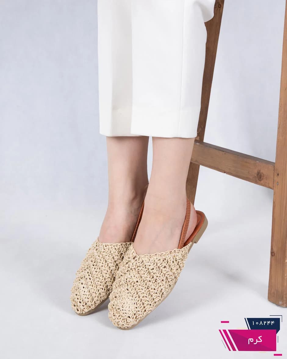 صندل حصیری ZARA — تصویر ۲