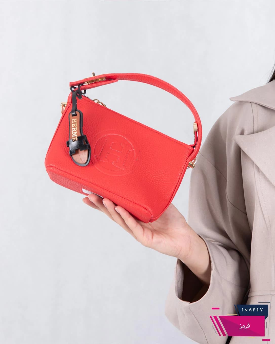 کیف دسته قفل دار HERMES/1292 — تصویر ۷