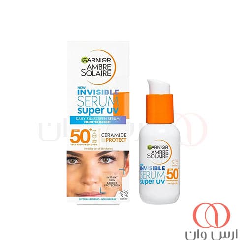 سرم ضد آفتاب و محافظ پوست سوپر UV گارنیر SPF 50+ حجم 30 میل — تصویر ۲
