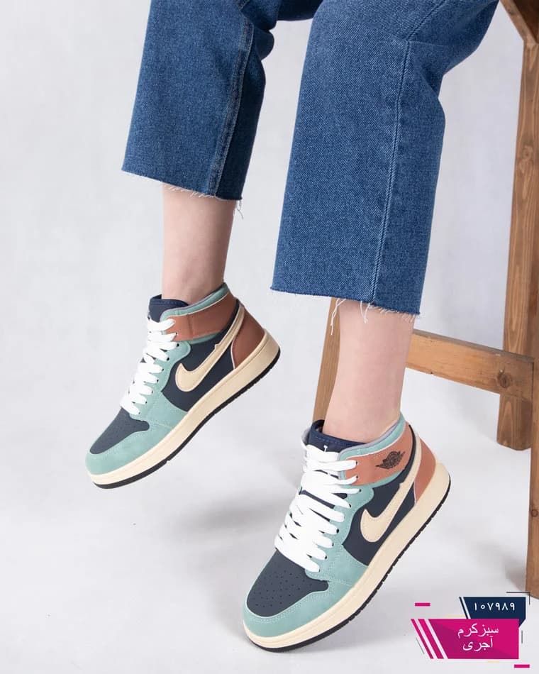 کتونی دخترونه وارداتی جردن ساقدارNIKE/3220 — تصویر ۴
