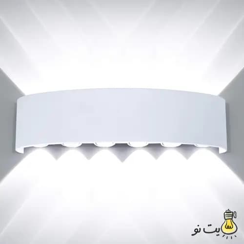 چراغ دکوراتیو دو طرفه 12 وات واترپروف — تصویر ۴