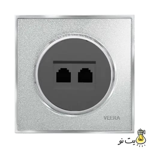 کلید و پریز ویرا مدل آلفا نوک مدادی اکلیلی (گلس) — تصویر ۶