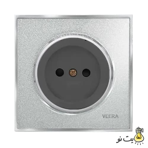 کلید و پریز ویرا مدل آلفا نوک مدادی اکلیلی (گلس) — تصویر ۴