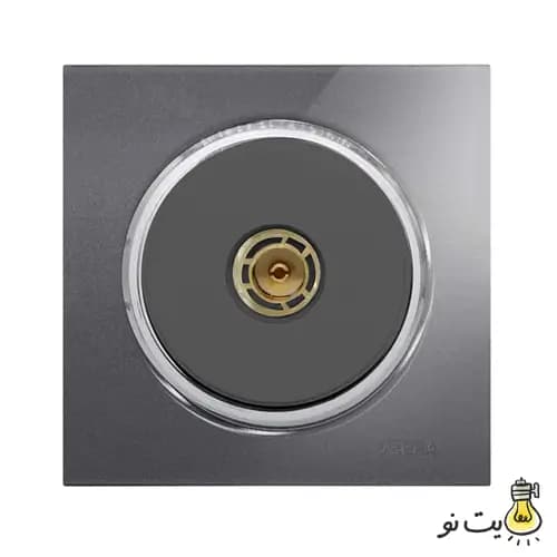 کلید و پریز ویرا مدل آلفا اسپرت نوک مدادی استیل (گلس) — تصویر ۷