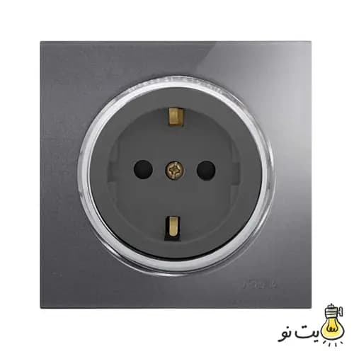 کلید و پریز ویرا مدل آلفا اسپرت نوک مدادی استیل (گلس) — تصویر ۵
