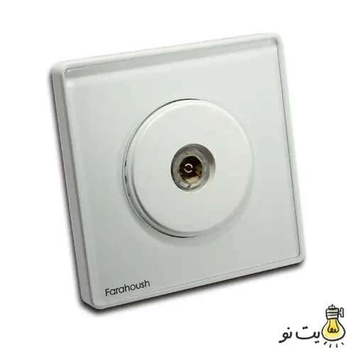 کلید و پریز لمسی فراهوش سفید — تصویر ۷