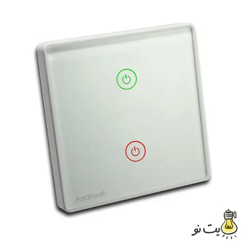 کلید و پریز لمسی فراهوش سفید — تصویر ۲