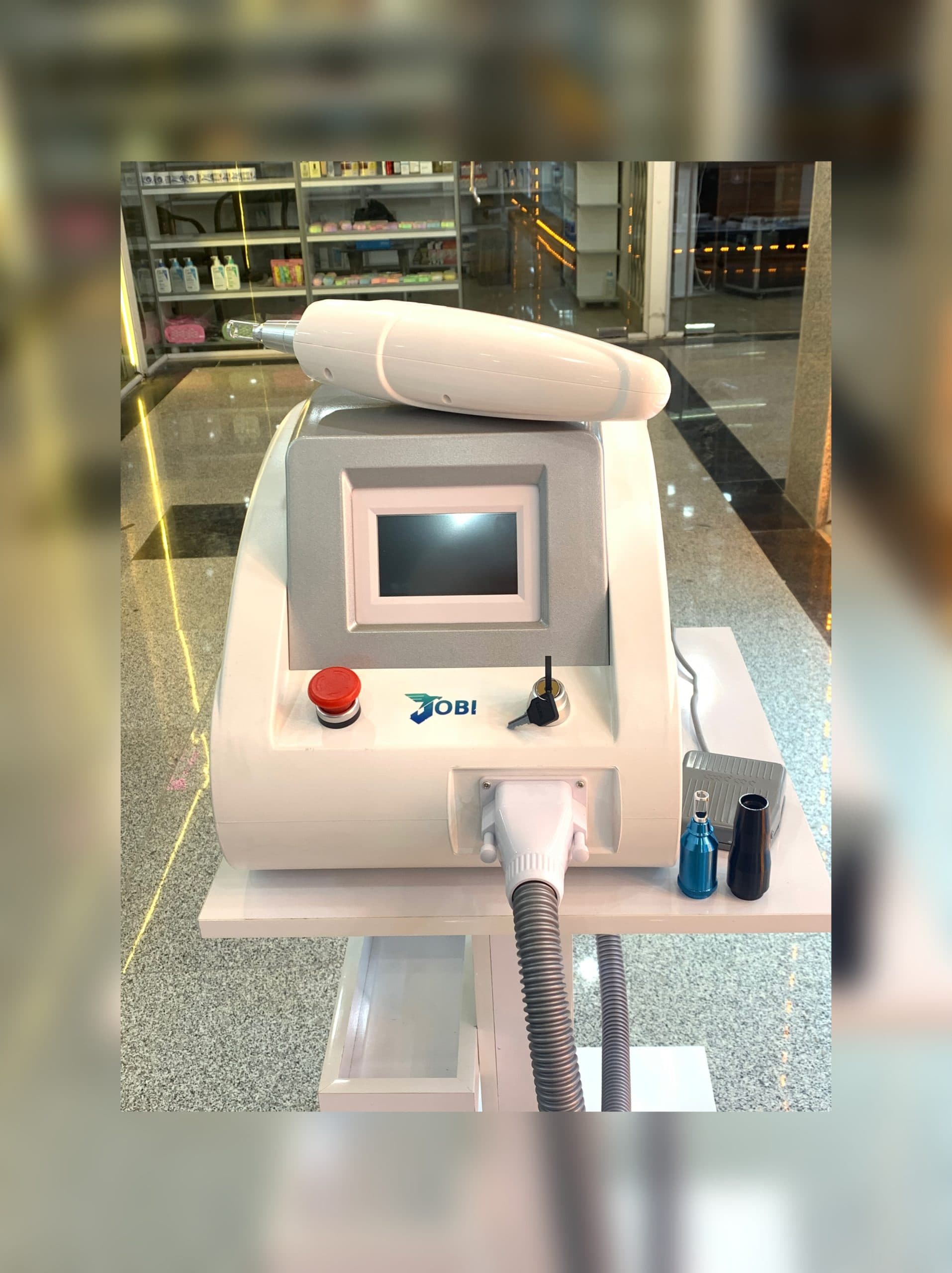 دستگاه لیزر کیوسوئیچ جوبی پاک کننده تاتو Q-Switch j -200 Q Switch Nd Yag Laser jobi Tattoo Removal Machine