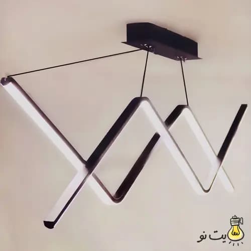 لوستر آویز مدرن خطی هفتی هشتی