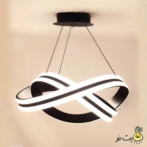 لوستر آویز مدرن SMD کلاه شاپو دولاین