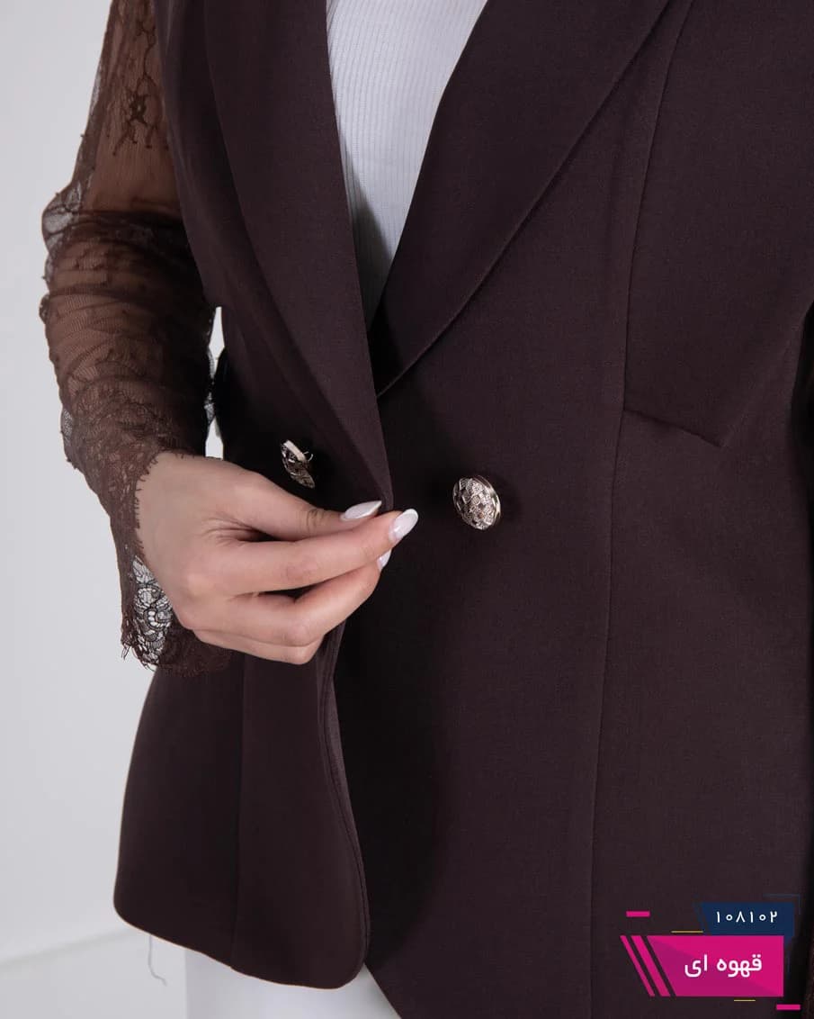 کت مازراتی آستین گیپور BENITA — تصویر ۴