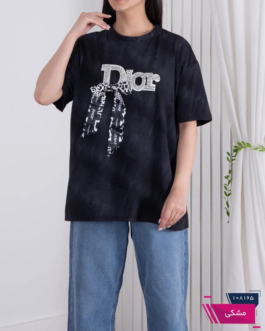 تیشرت وارداتی سنگشور نگینی DIOR