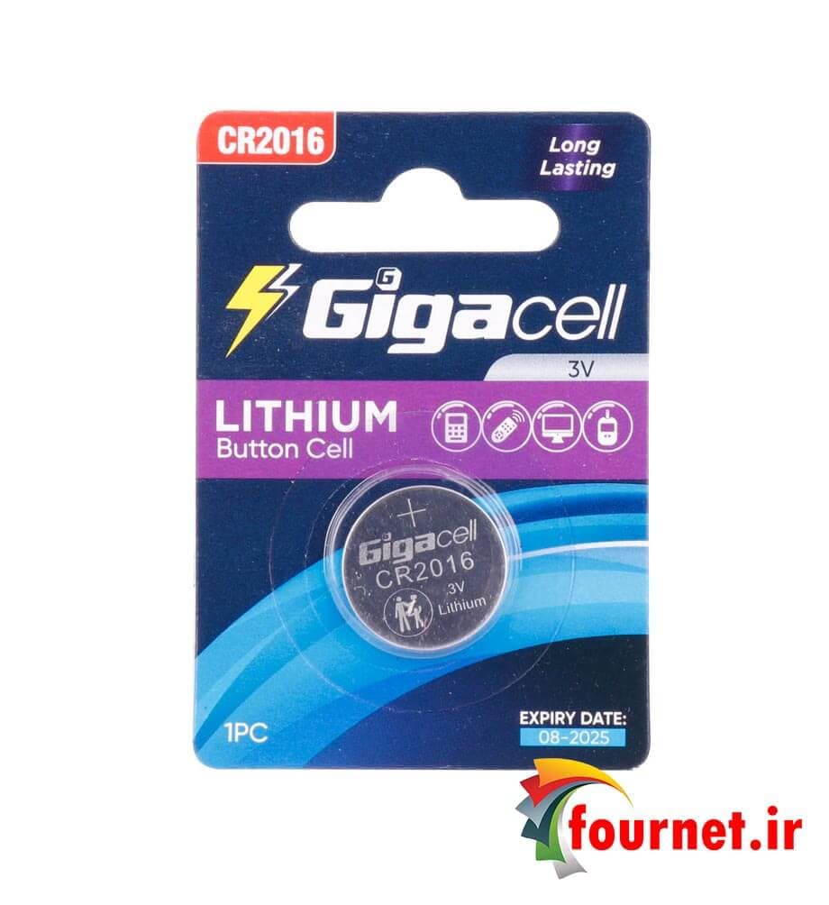 باتری سکه ای گیگاسل Gigacell CR2016