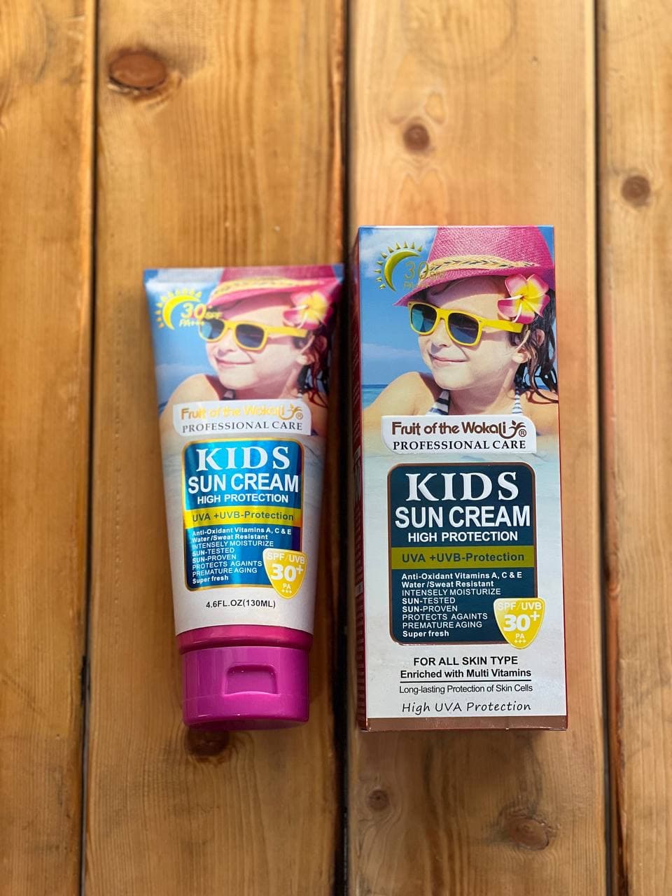کرم ضدآفتاب کودکان ووکالی SPF30 حجم 130ml
