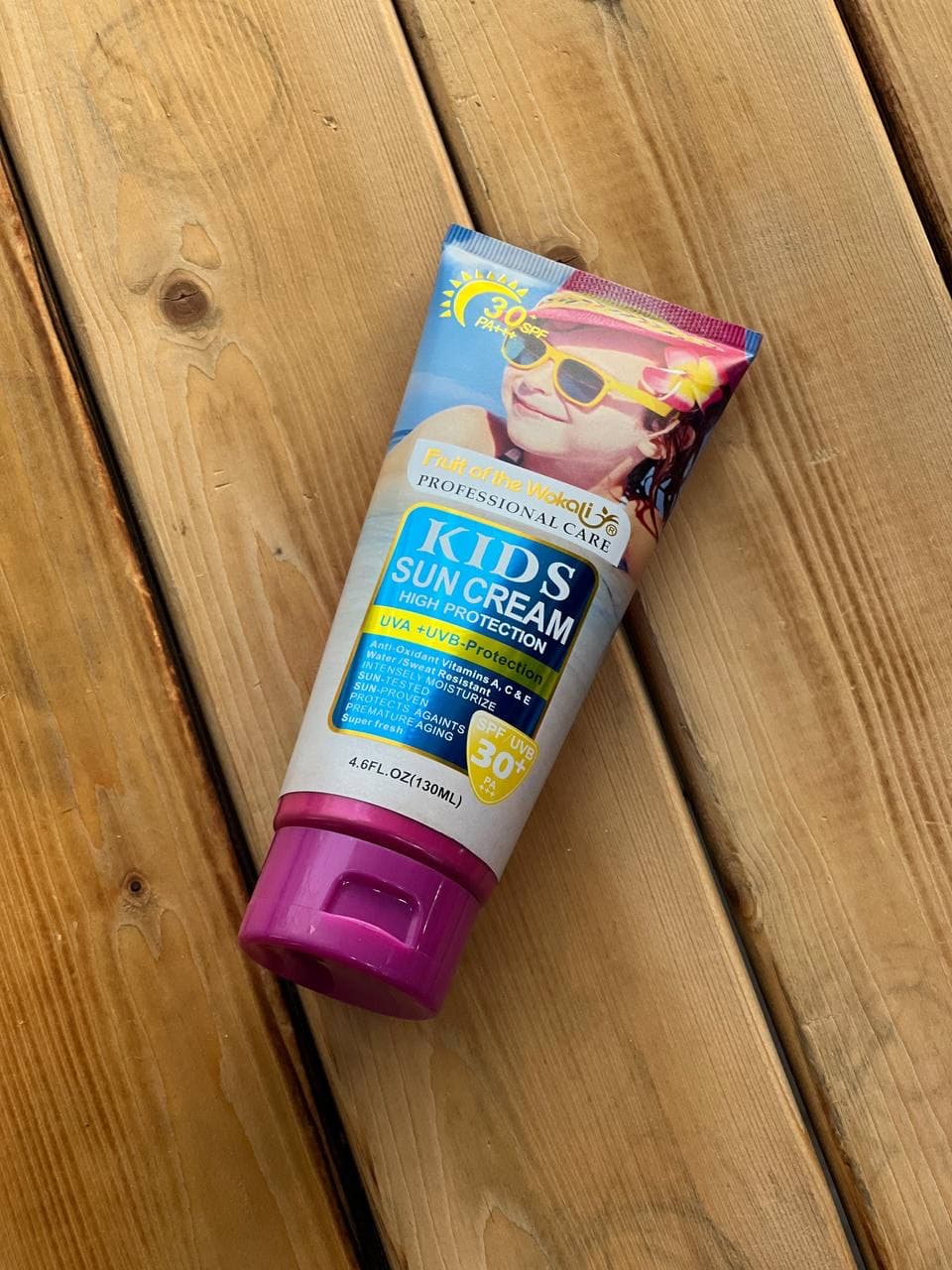 کرم ضدآفتاب کودکان ووکالی SPF30 حجم 130ml — تصویر ۲