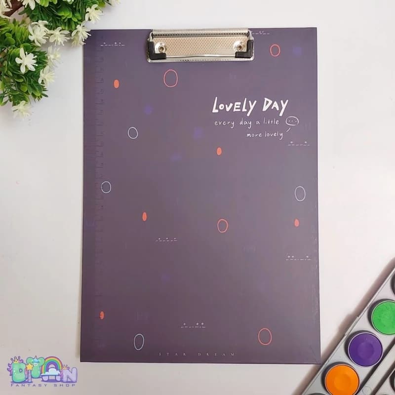 تخته شاسی A4 خط کش دار سری lovely day طرح 1