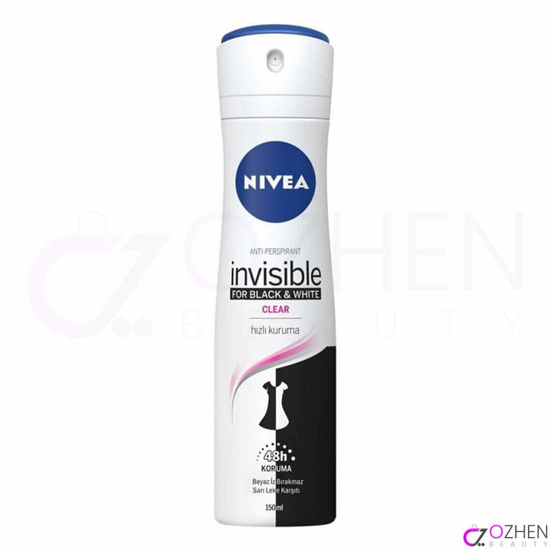 اسپری ضد تعریق نیوآ Invisible Black & white حجم 150 میل