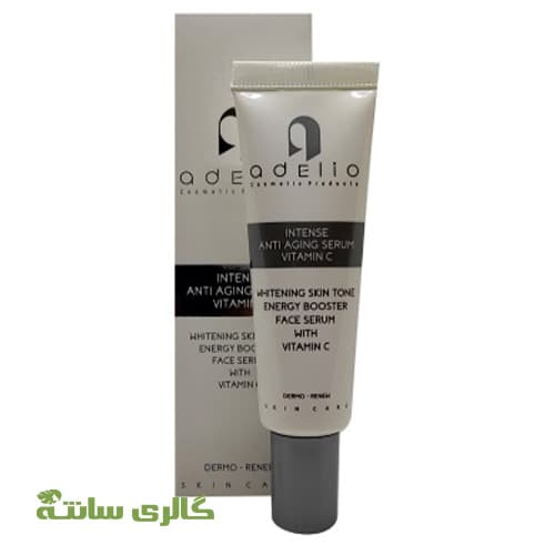 سرم بوستر ویتامین سی روشن کننده و ضد چروک ادلیو adelio حجم 30 میل