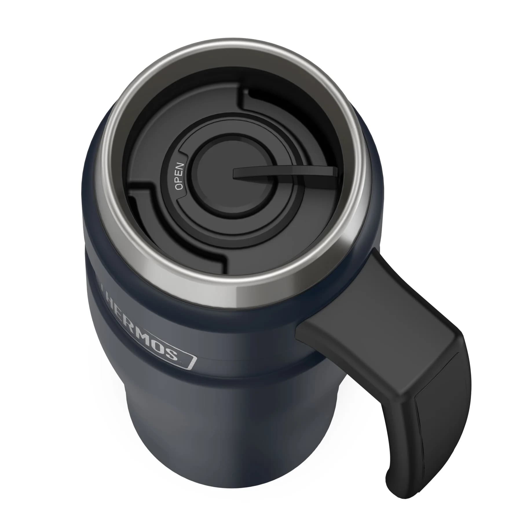 ماگ دسته دار ترموس مدل THERMOS STAINLESS KING travel mug 470ml — تصویر ۳