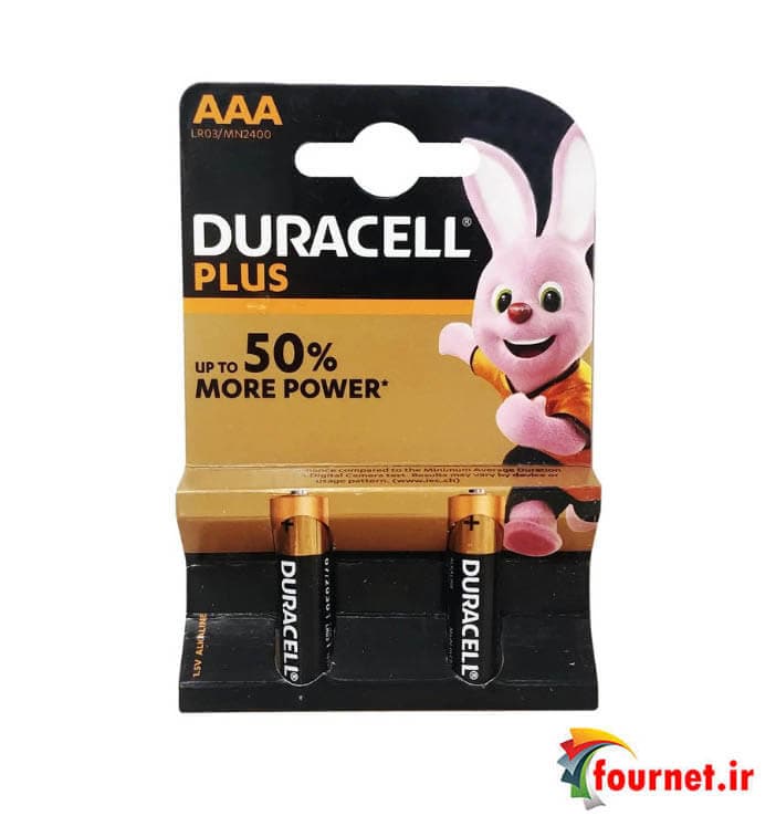 باتری نیم قلمی دوراسل مدل PLUS-LR3 بسته 2 عددی