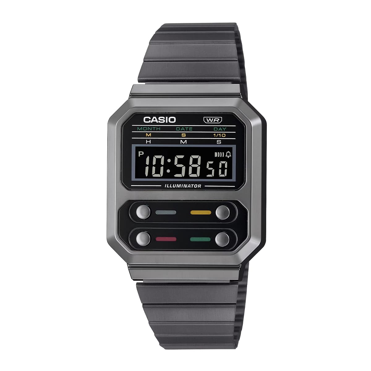 ساعت مچی مردانه زنانه کاسیو CASIO جنرال مدل A100WEGG-1ADF — تصویر ۲