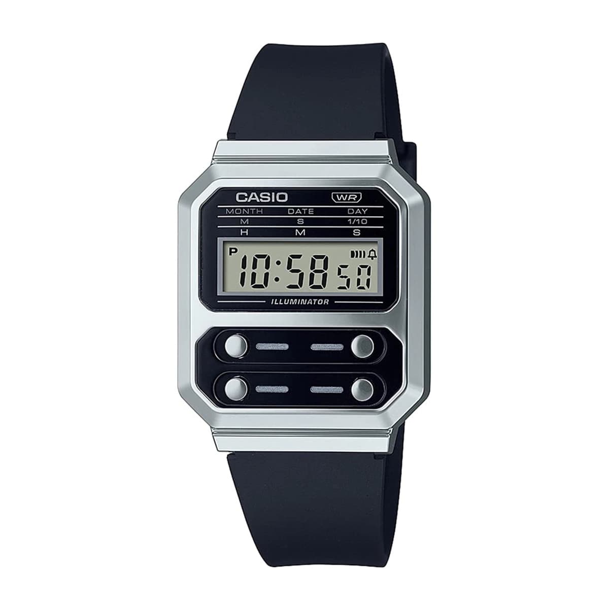 ساعت مچی مردانه زنانه کاسیو CASIO جنرال مدل A100WEF-1ADF — تصویر ۴