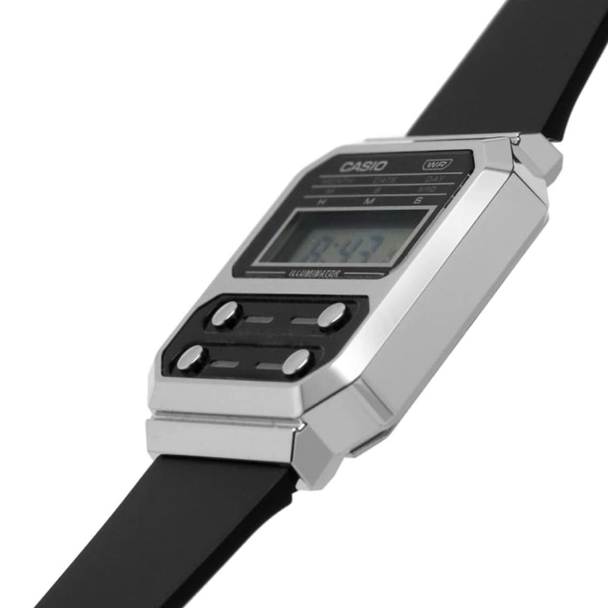 ساعت مچی مردانه زنانه کاسیو CASIO جنرال مدل A100WEF-1ADF — تصویر ۶